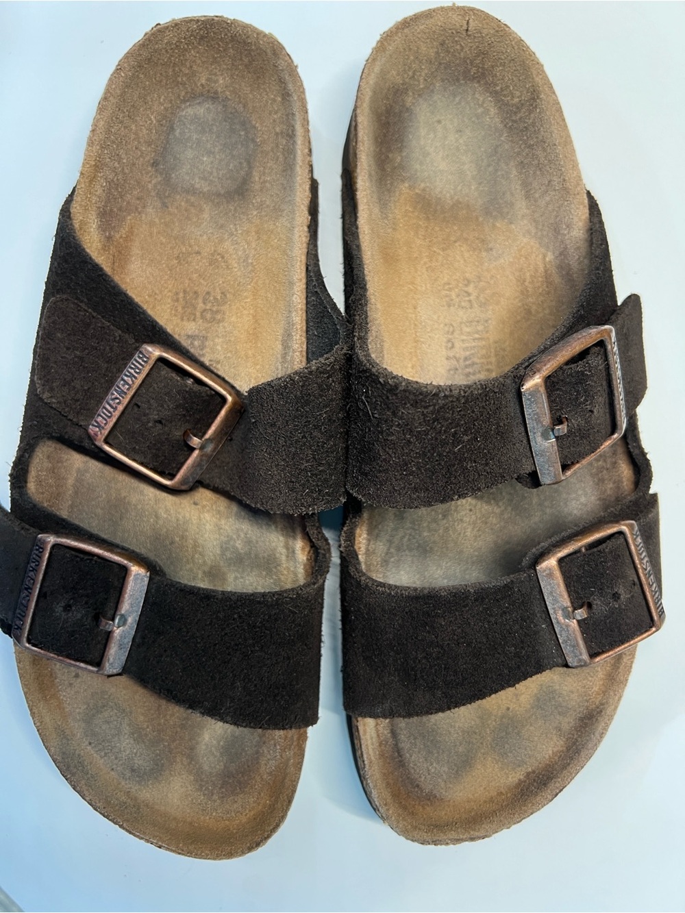 Birkenstock Arizona Brown Suede Size 38